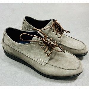 Cole Haan Gray Suede Loafers - Men Size 9